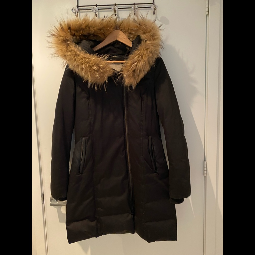 Soia and Kyo Fur Trim Down Parka